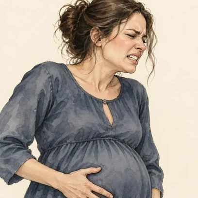 Abrupting Abby — NCLEX story mnemonic character for Placental Abruption