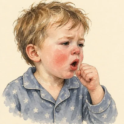 Barking Benny — NCLEX story mnemonic character for Croup (Laryngotracheobronchitis)