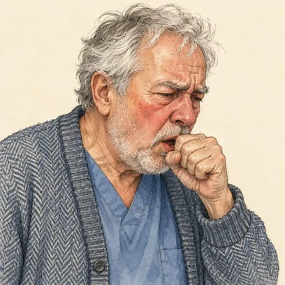 Consolidated Carl — NCLEX story mnemonic character for Pneumonia