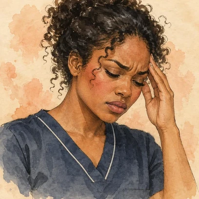 Crisis Camila — NCLEX story mnemonic character for Hypertensive Crisis