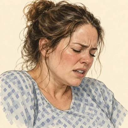 Decel Dina — NCLEX story mnemonic character for Fetal Heart Rate Decelerations & Intrapartum Monitoring