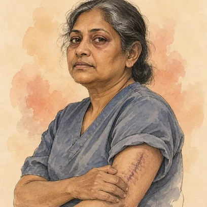 Dialysis Dina — NCLEX story mnemonic character for Chronic Kidney Disease & Hemodialysis