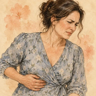 Gallstone Gina — NCLEX story mnemonic character for Cholecystitis & Cholelithiasis