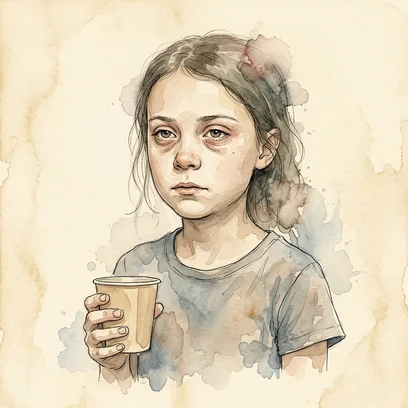 Glomerular Greta — NCLEX story mnemonic character for Post-Streptococcal Glomerulonephritis: The Tea-Colored Urine After the Sore Throat