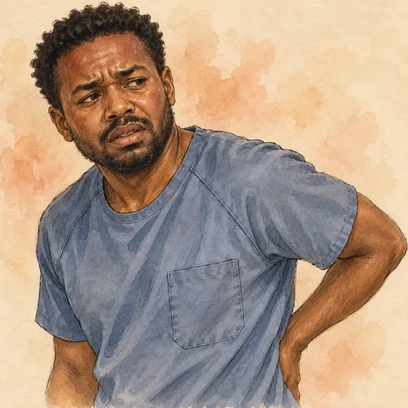 Kidney Kwame — NCLEX story mnemonic character for UTI & Pyelonephritis