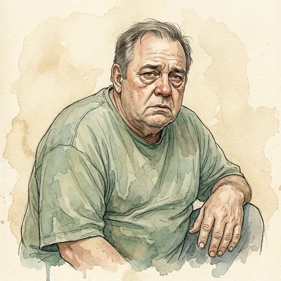 Lasix Larry — NCLEX story mnemonic character for Loop Diuretics: Hypokalemia & Ototoxicity