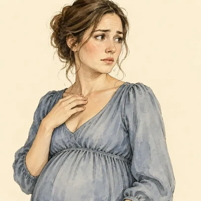 Previa Paula — NCLEX story mnemonic character for Placenta Previa