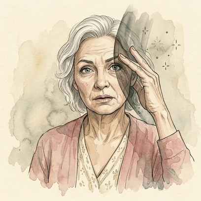 Retinal Rhea — NCLEX story mnemonic character for Retinal Detachment: The Curtain, the Flashes and the Painless Emergency