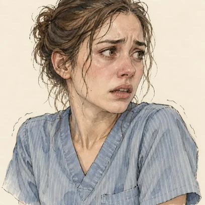Shaky Shawna — NCLEX story mnemonic character for Hypoglycemia