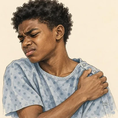 Sickled Simon — NCLEX story mnemonic character for Sickle Cell Vaso-Occlusive Crisis