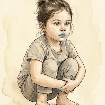 Tet Spell Tilda — NCLEX story mnemonic character for Tetralogy of Fallot: The Blue Spell and the Squat That Saves It