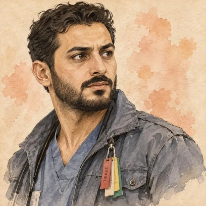 Triage Theo — NCLEX story mnemonic character for Disaster Triage & Prioritization