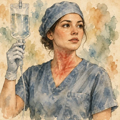 Vanco Vera — NCLEX story mnemonic character for Vancomycin: Slow the Infusion, Watch the Trough, Protect the Kidneys and Ears