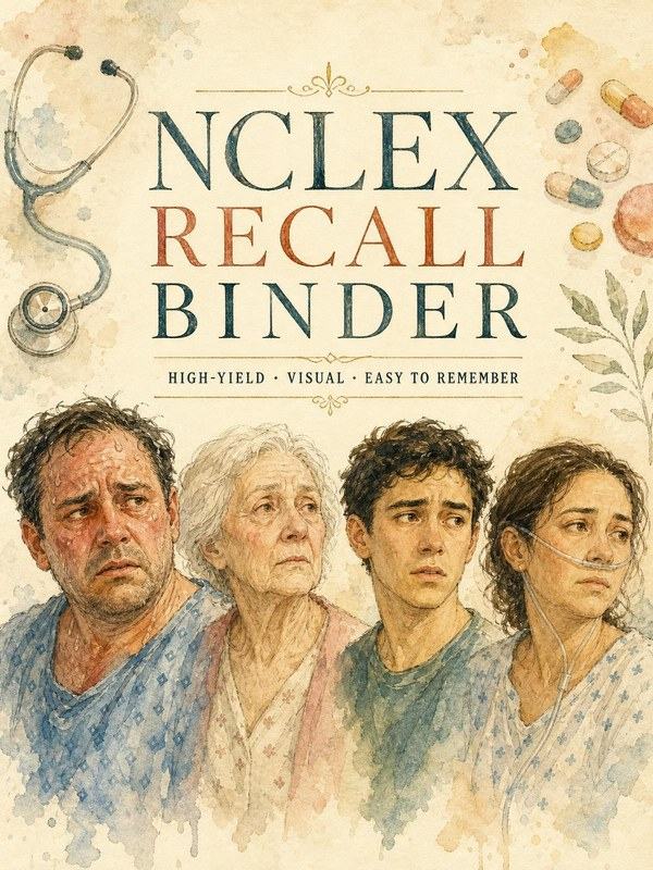 Cover of the MnemoNurse Recall Binder PDF
