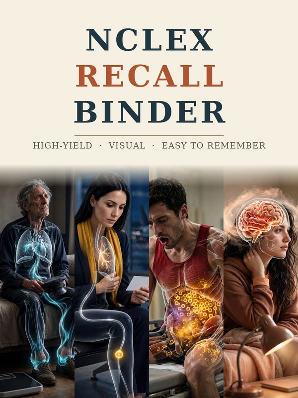 Cover of the MnemoNurse Recall Binder PDF